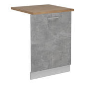 KRYT MYČKY NÁDOBÍ R-Line Beton - bílá/šedá, kompozitní dřevo (60/81.8/1.6cm) - Vicco