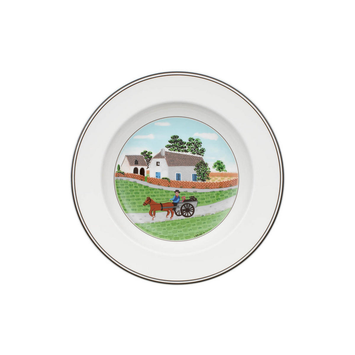 SUPPENTELLER BAUER Design Naif bunt ø 21 cm - Multicolor, Keramik (21cm) - Villeroy & Boch
