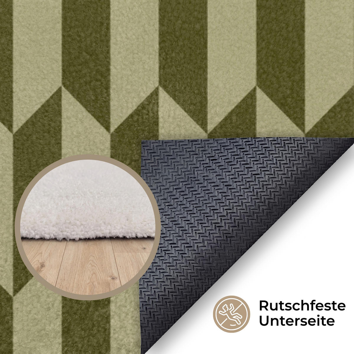 KOBERCE - Vzor - abstraktný - zelený - lietadlá - 230x150 cm - olivovozelená, textil/plast (230/0.4cm) - OnlyWow