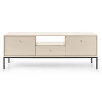 TV-LOWBOARD Monne Beige 153/56/39 cm - Beige/Goldfarben, Holzwerkstoff/Metall (153.4/56.2/39cm) - Selsey