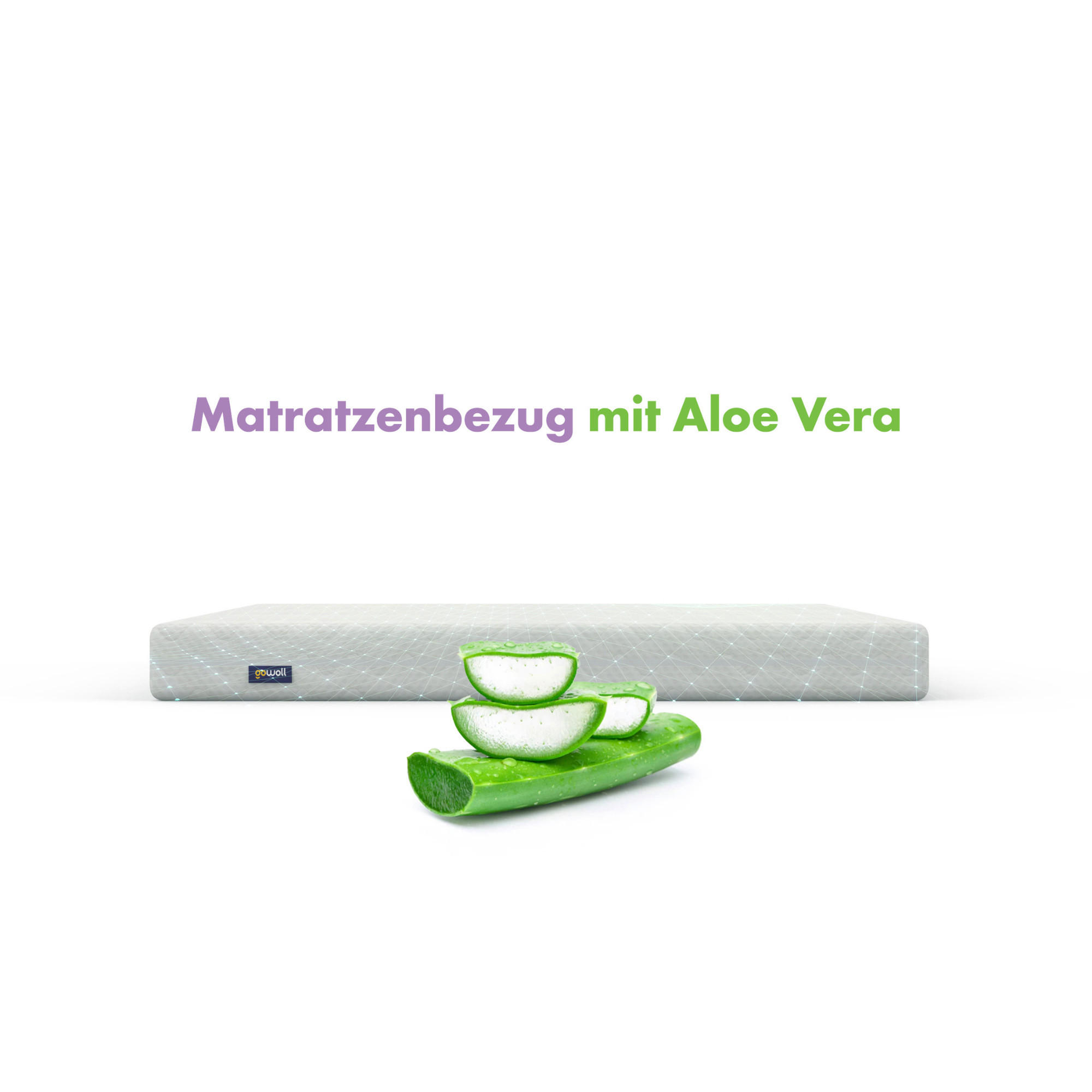 MATRATZE Duo Comfort Matratze 120 x 200 Höhe 16 cm - Weiß, Textil (120/200cm) - Gowoll