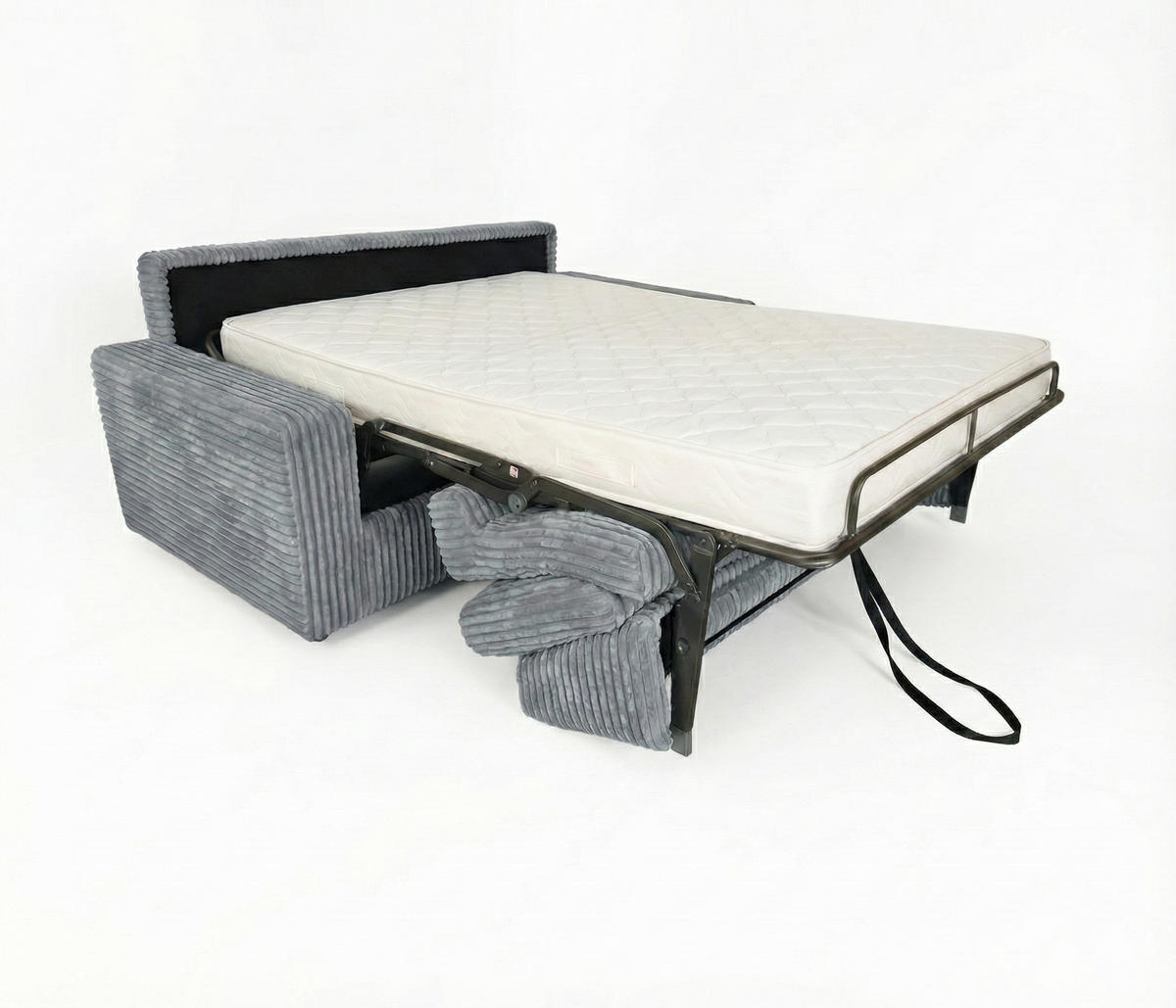 SCHLAFSOFA Siena, sofa mit Bettfunktion, 140x200, Grau - Grau, Textil (176/81/100cm) - AN-Moebel 4u