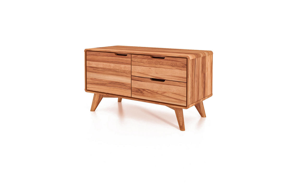 KOMMODE NIEDRIG GREG Kernbuche - Kernbuche, Holz (90/48/40cm) - byoak