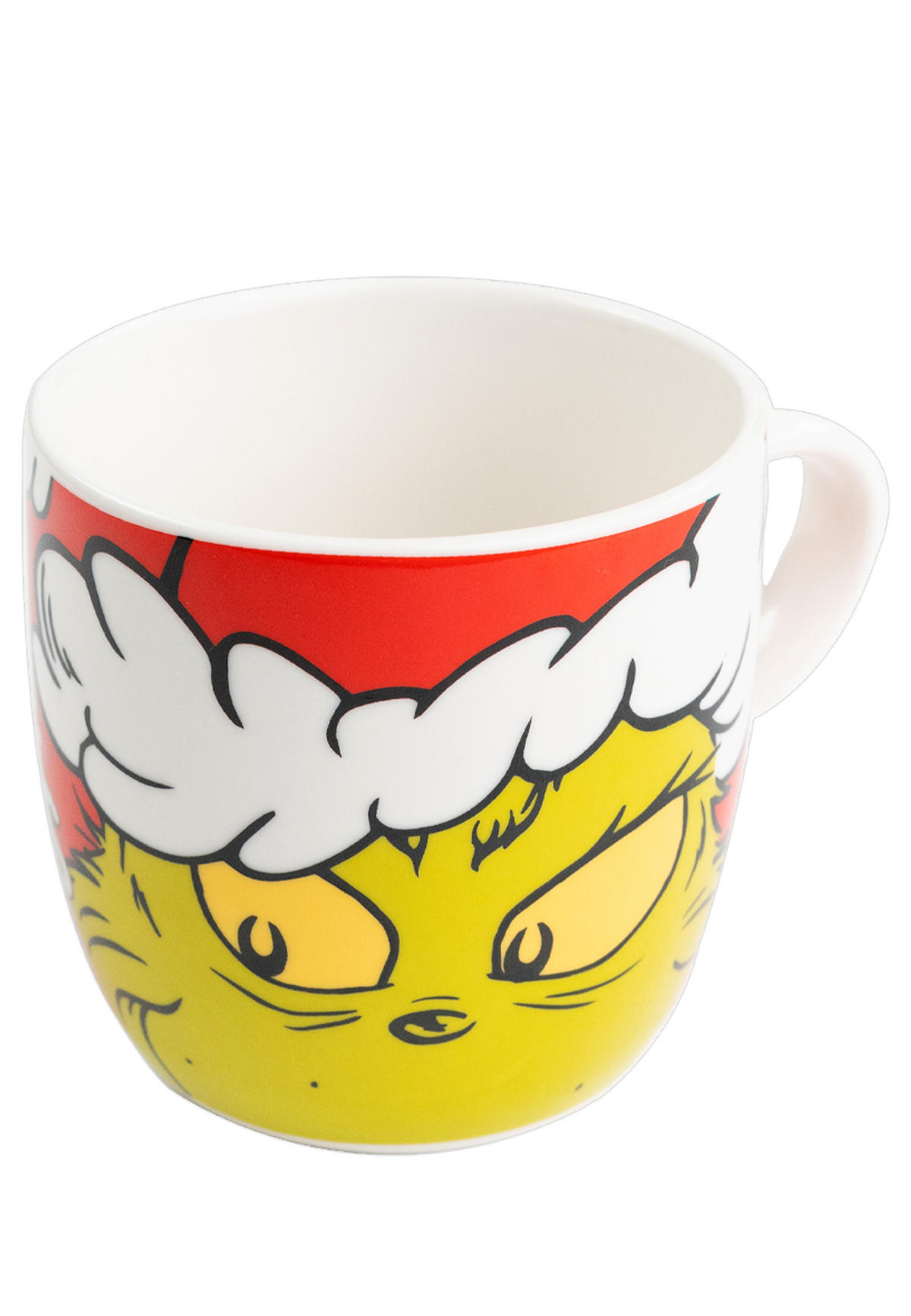 FRÜHSTÜCKSSET The Grinch Merry Grinchmas Rot 3-teilig - Rot, Keramik (23.8/11.2/23.3cm) - United Labels