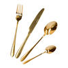 BESTECKSET Abele Gold 16-teilig - Gelb, Metall - Homla