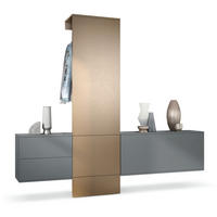 GARDEROBE Carlton Paneel in Bronze Optik - Bronzefarben, Holzwerkstoff (209/193/35cm) - Vladon