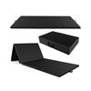 GYMNASTIKMATTE Schwarz - Schwarz, Leder (117/300cm) - COSTWAY
