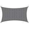 SONNENSEGEL SolVision HS9 200/400 cm rechteckig Anthrazit HDPE - Anthrazit, Kunststoff (400/200cm) - Sol Royal