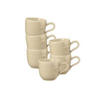 ESPRESSOTASSEN Terra Sandbeige 0,09 l 6er Set - Beige, Keramik (0.09L) - Seltmann Weiden