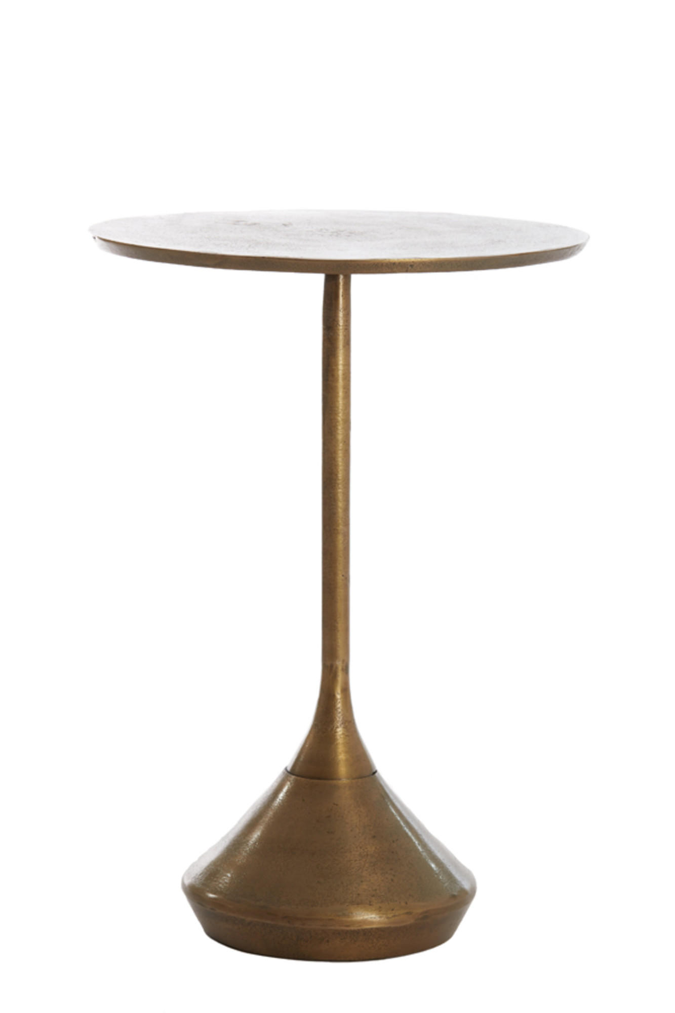 BEISTELLTISCH Dimphy Bronze Ø35/50 cm - Bronzefarben, Metall (35/35/50cm) - Light & Living