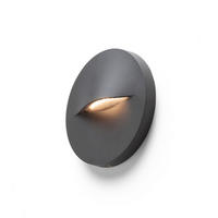 AUSSENLEUCHTE BOBO R Anthrazitgrau 3 W IP65 - Grau, Metall (35/14/30cm) - Rendl