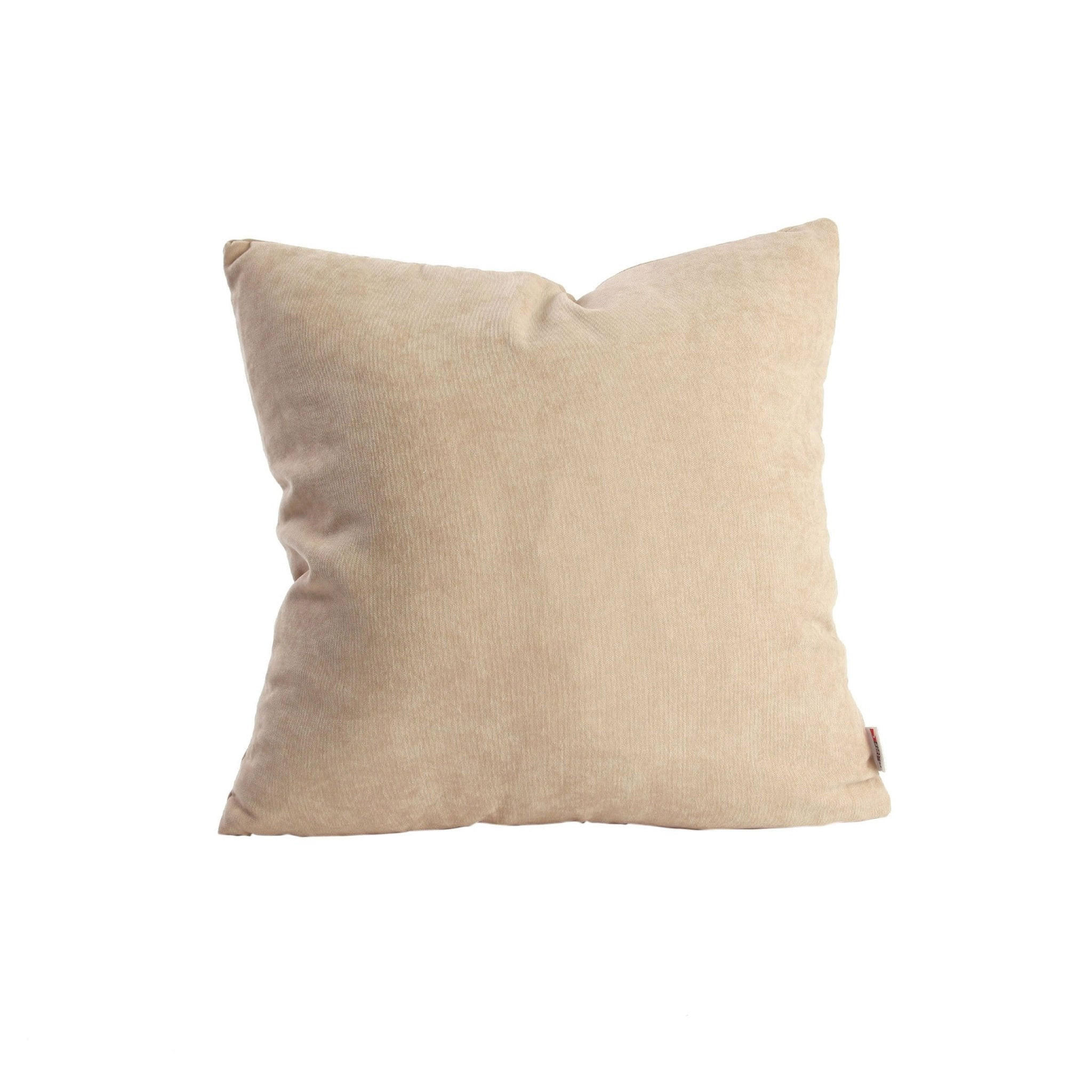 DEKOKISSEN Uni Sand 45x45 cm mit Füllung - Beige, Textil (45/45cm) - Deco-Raum