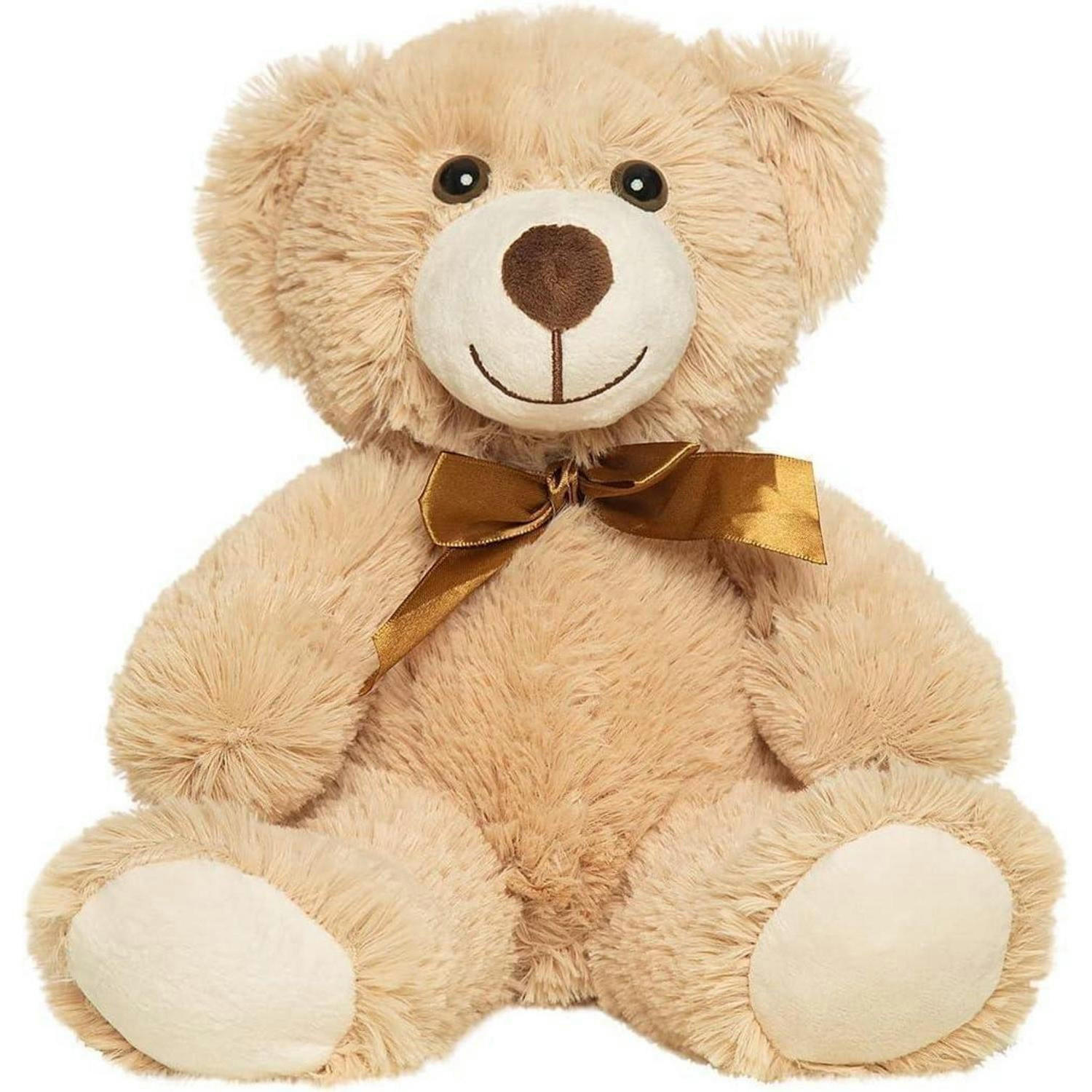 PLÜSCHTIER Teddybär 5-teiliges Set Khaki 34 cm - Olivgrün, Textil (30/35cm)