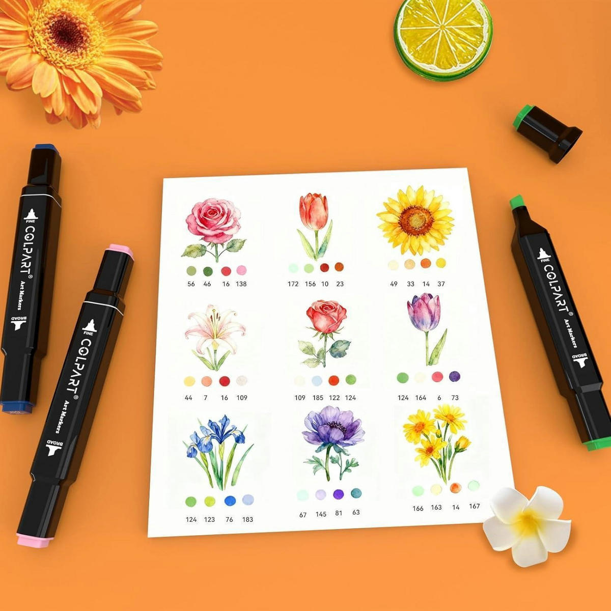 MARKER Set 262-teilig mit Tragetasche - Multicolor, Kunststoff (23/16.5/33.5cm)