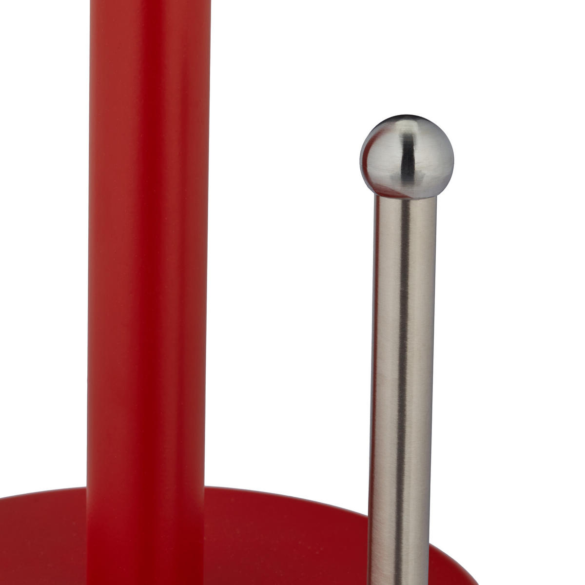 KÜCHENROLLENHALTER - Rot, Metall (15/35/15cm) - Relaxdays
