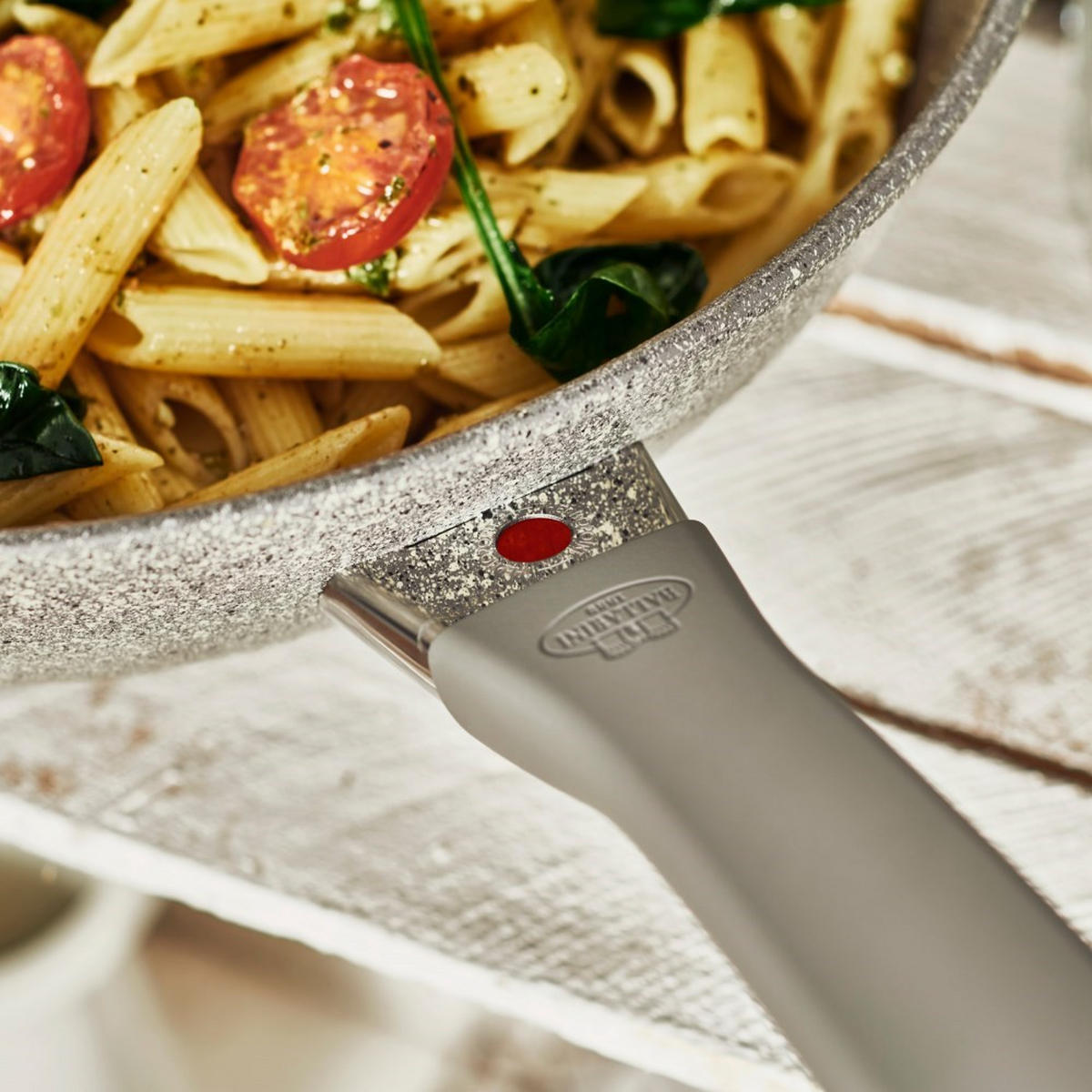 WOK Graphit 48.9/31/9.6 cm 750029370 - Graphitfarben, Metall (30cm) - Ballarini