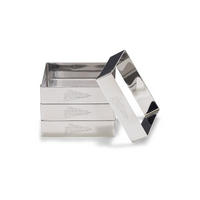 TORTENRING Silber 8/8/2 cm P02150 - Silberfarben, Metall (8/2/8cm) - Patisse 