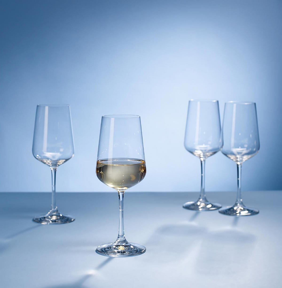 WEISSWEINGLÄSER Ovid transparent 380 ml 4er Set - Transparent, Glas (0.38L) - Villeroy & Boch