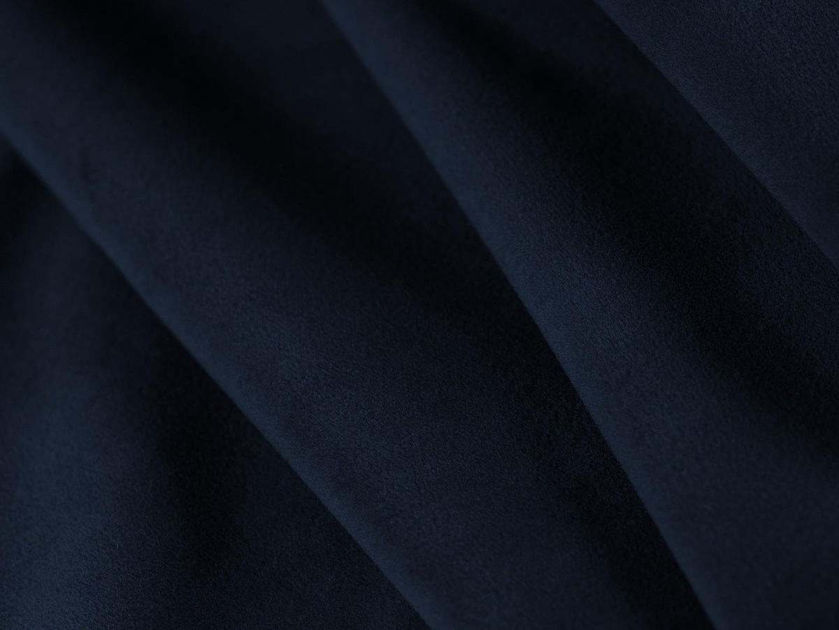 ECKSOFA links Ruby aus Samt königsblau 5 Sitzplätze - Blau, Textil (180/366cm) - Micadoni