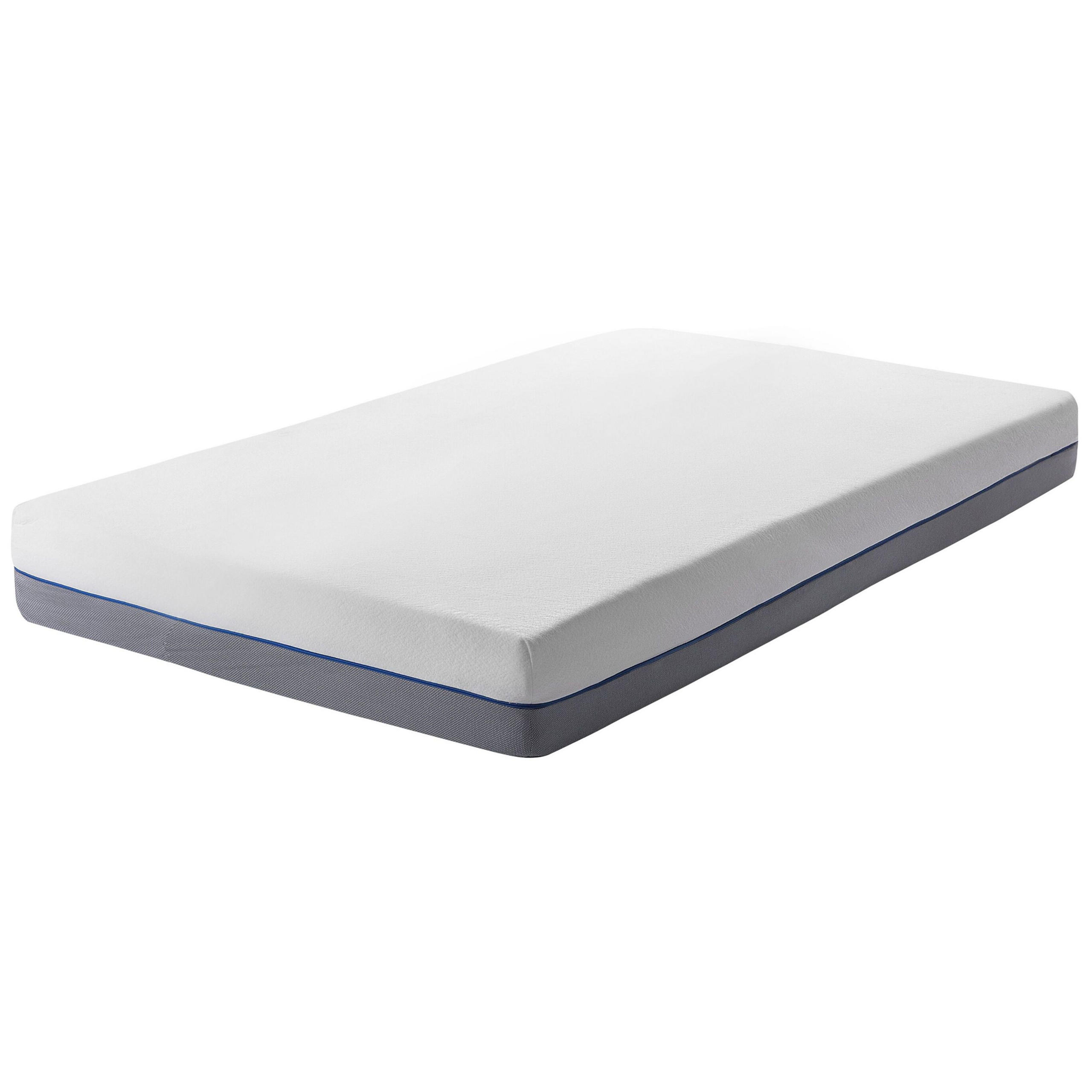 MATRATZE Memory Foam medium 90/200/20 cm Glee - Weiß, Textil (90/200cm) - Beliani