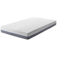MATRATZE Memory Foam medium 90/200/20 cm Glee - Weiß, Textil (90/200cm) - Beliani