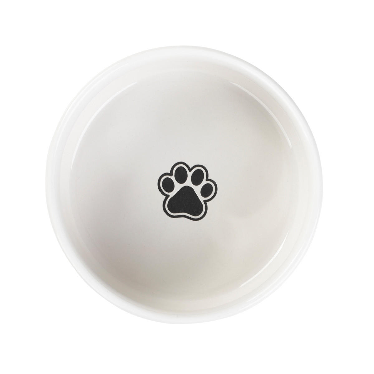 HUNDENAPF Treats 13/5 cm - Weiß, Keramik (13/13/5cm) - Homla