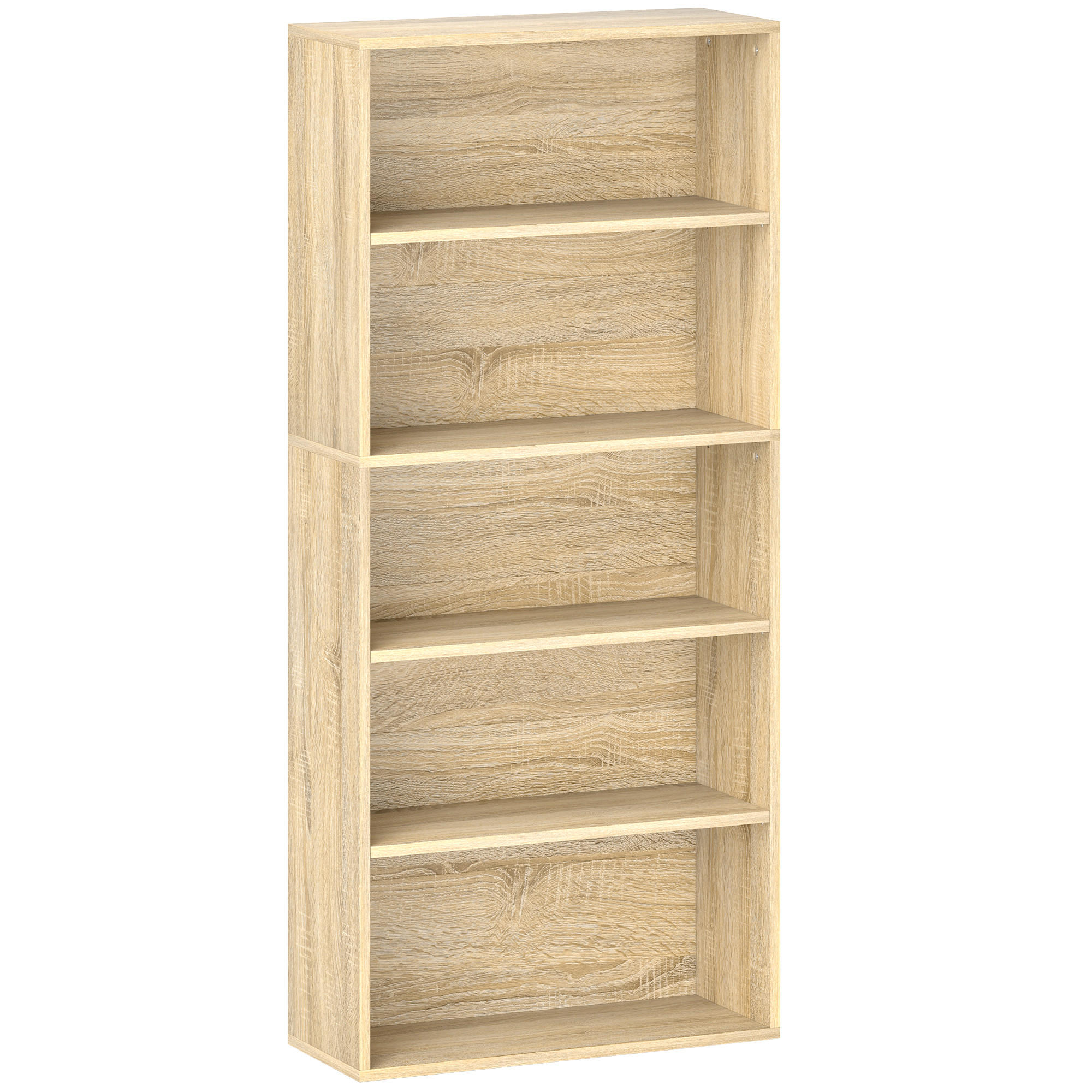 BÜCHERREGAL 60/24/133,5 cm Natur - Naturfarben, Karton (60/133.5/24cm)