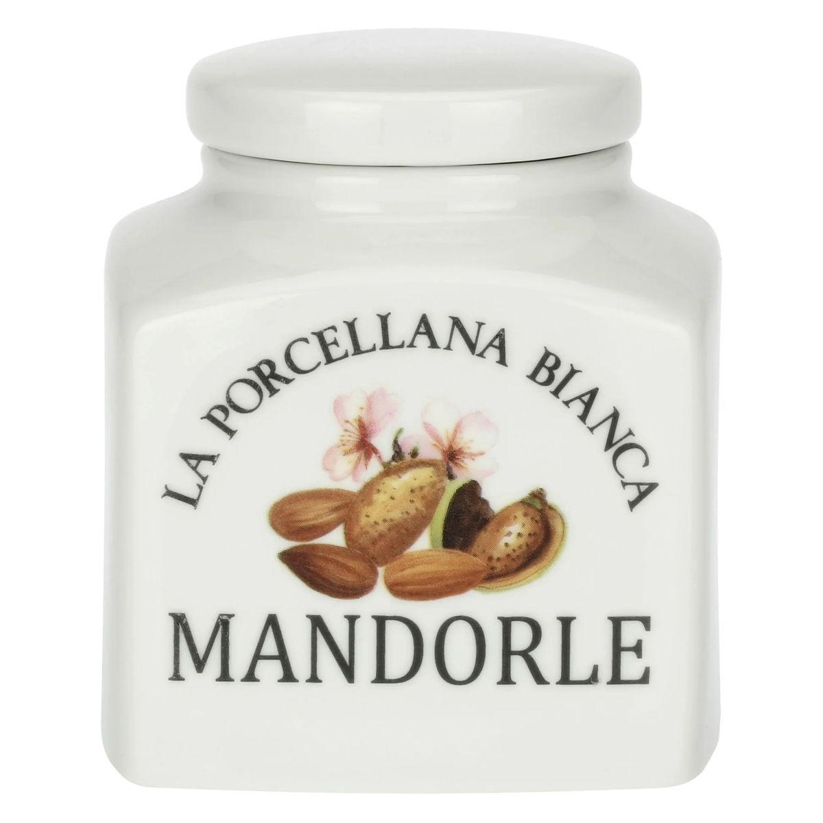 VORRATSDOSE Mandorle 0,5 l - Multicolor, Keramik (10/10/11cm) - La Porcellana Bianca