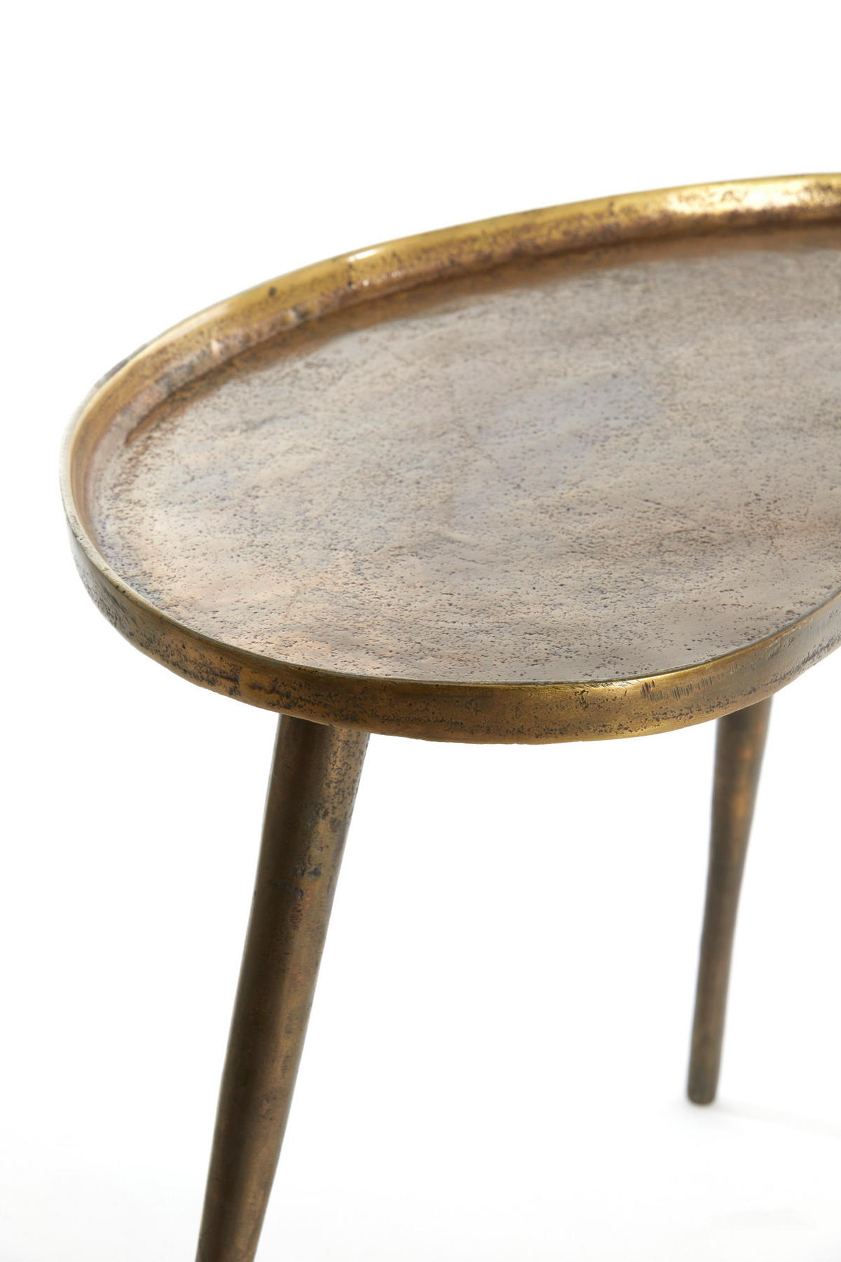 BEISTELLTISCH Lienz Bronze 67/49/41 cm - Bronzefarben, Metall (67/49/41cm) - Light & Living