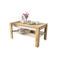 COUCHTISCH rechteckig Eiche Artisan Beige höhenverstellbar 100/60/55 cm - Beige/Eiche Artisan, Holzwerkstoff (60/100/55cm) - designimpex