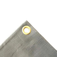 ABDECKPLANE 280 g/m², grau, wasserdicht, 6x8m - Grau, Kunststoff (50/40/10cm) - BONI-SHOP