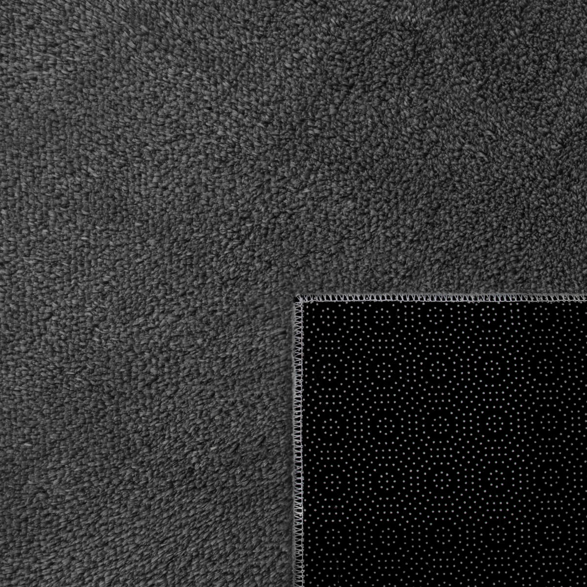 KURZFLORTEPPICH 80/150 cm Cadiz 630 - Anthrazit, Textil (80/150cm) - Paco Home