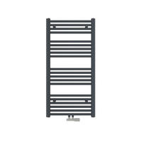 HEIZKÖRPER Handtuchheizkörper wasserführend 100/50/3 cm - Anthrazit, Metall (50/100/3cm) - EMKE
