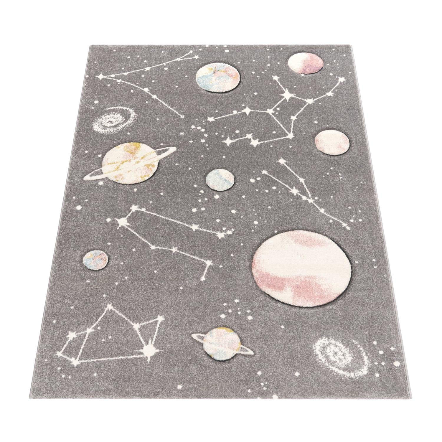 KINDERTEPPICH 160/230 cm Cosmo 347 - Grau, Kunststoff (160/230cm) - Paco Home