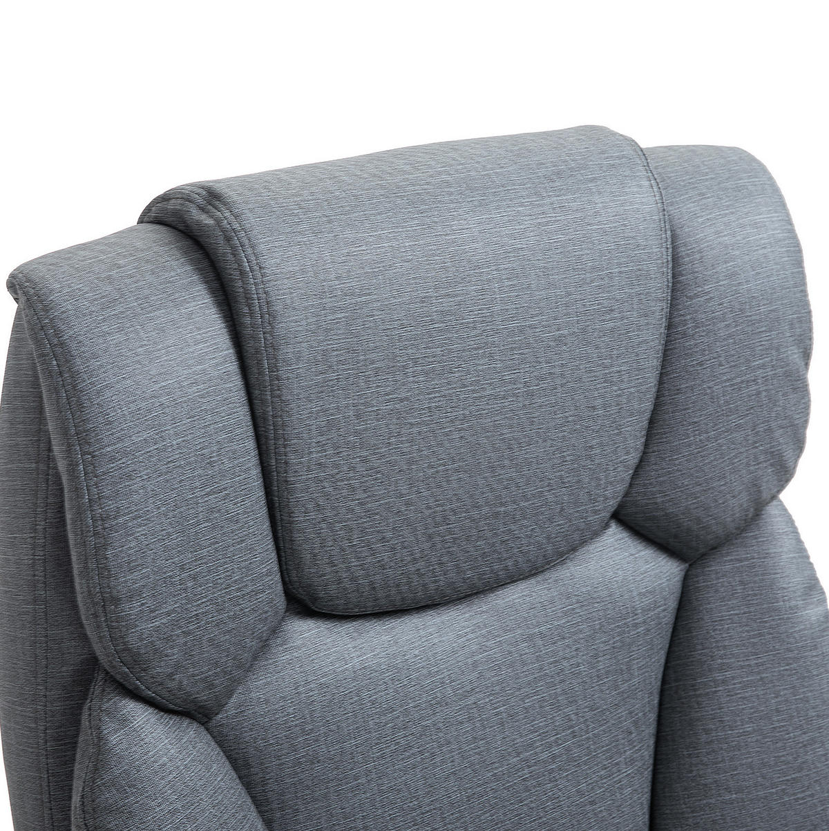 BÜROSTUHL ergonomisch mit Liegefunktion Kunstleder Grau - Grau, Kunststoff (80/126/68cm) - Meubliv
