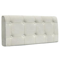 KOPFTEIL Rautengitter Wildlederimitat 60*123cm - Beige/Grau, Textil (10/60/120cm) - Vercart