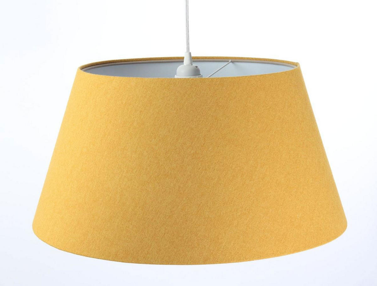 HÄNGELEUCHTE Weiß 50/27 cm - Gelb, Kunststoff (50/1.3/27cm) - ONZENO