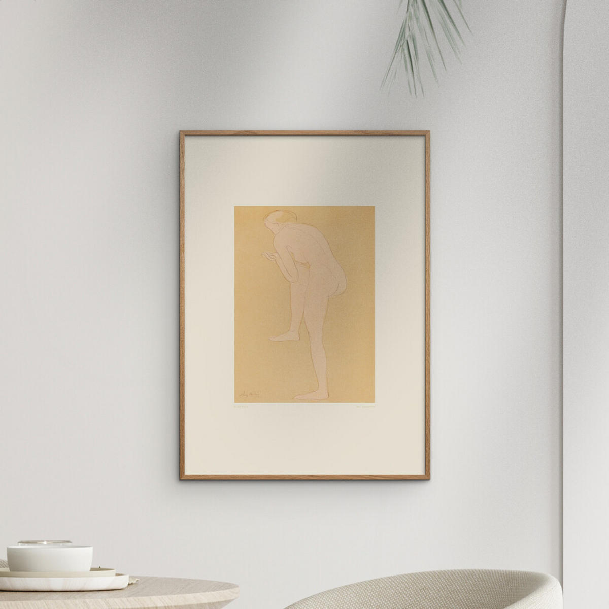 POSTER Arch Atelier - Auguste Rodin - Orange, Papier (50/70/0.1cm) - Poster&Frame