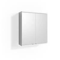 BADSPIEGELSCHRANK Roy Weiß 60 x 68 cm - Weiß, Holzwerkstoff (60/68/20cm) - Vicco