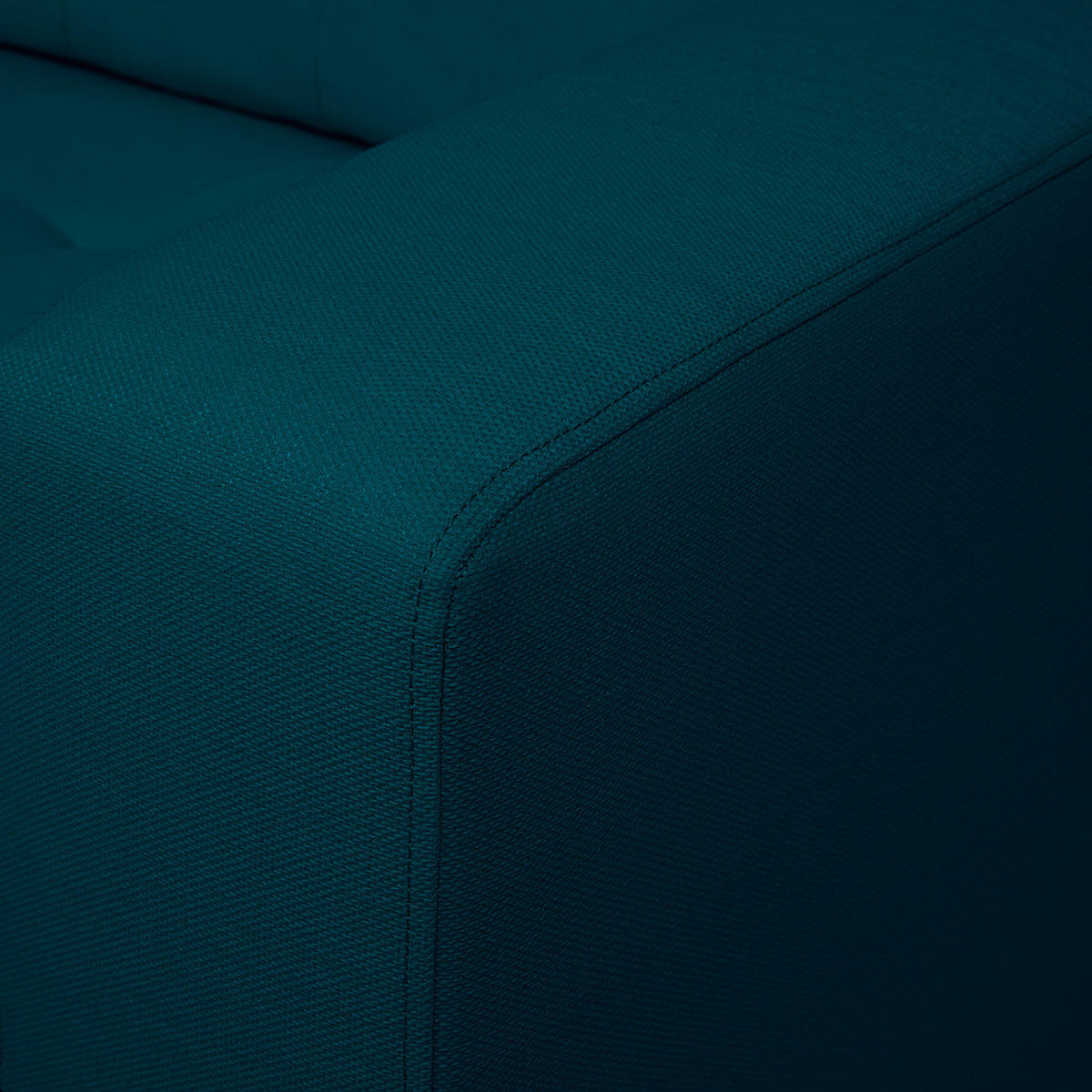 2-SITZER SOFA - Webstoff - Petrol, Textil (179/80/88cm) - home24