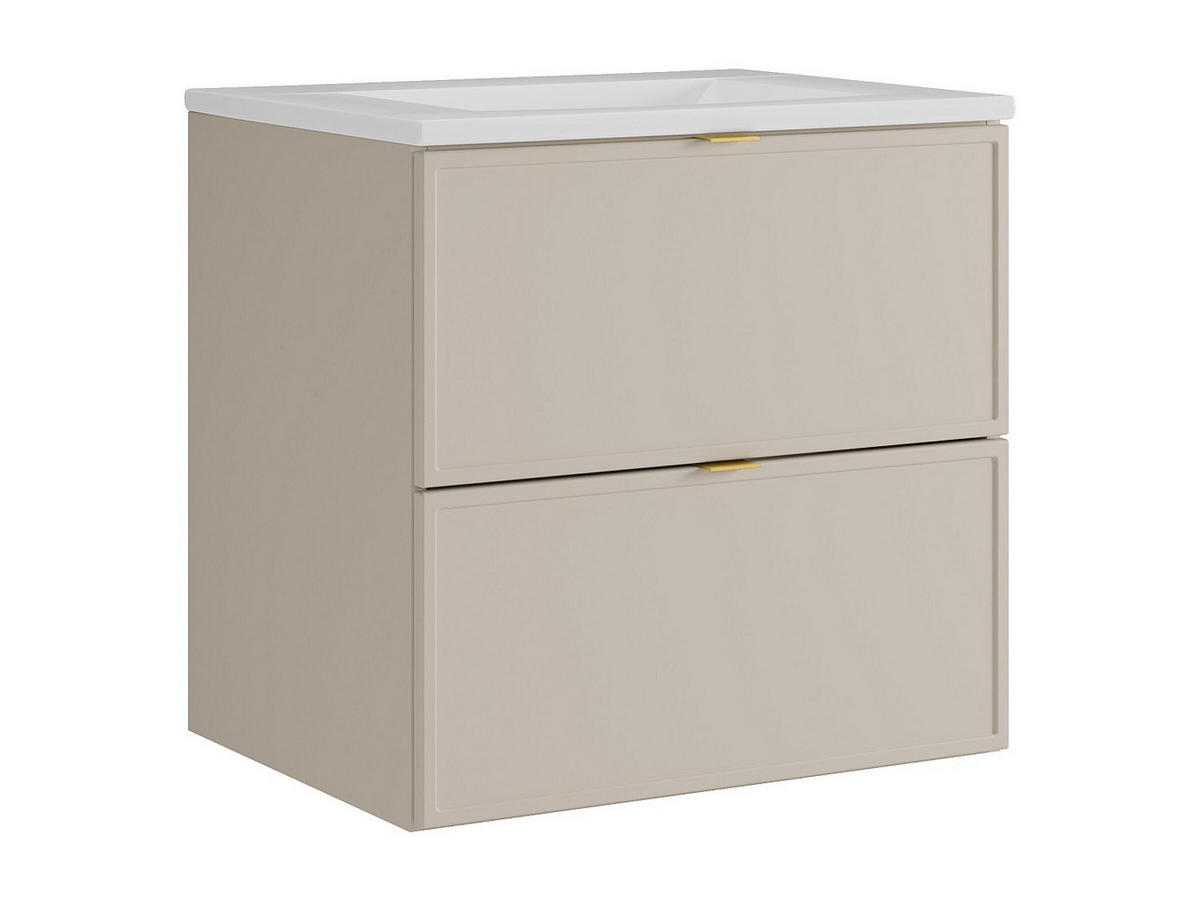 EINZELWASCHTISCH - 60 cmcm x 45 cmcm - Holz, Platte - Beige - ONDIL - Beige, Holz (60/60/45cm) - Vente-Unique