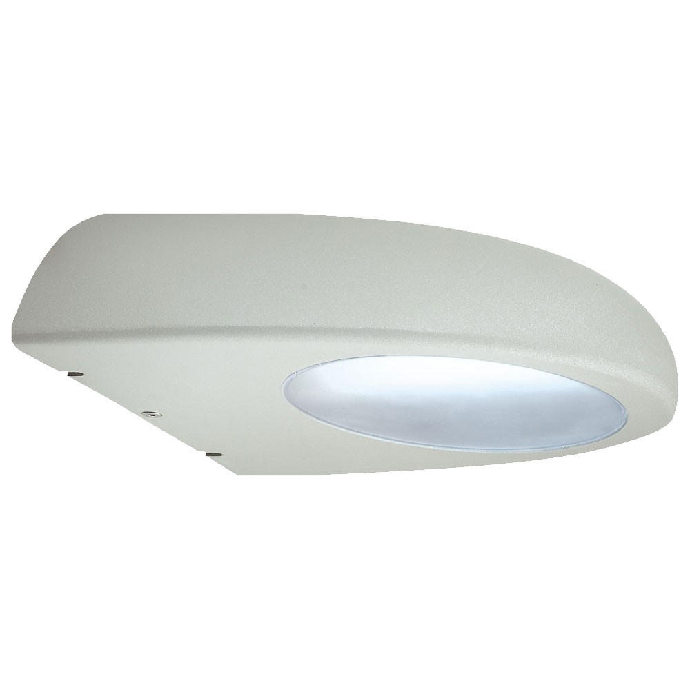 AUSSEN-WANDLEUCHTE Edelstahl Weiß Glas - Weiß, Glas (19.5/8/19.5cm) - Globo Lighting