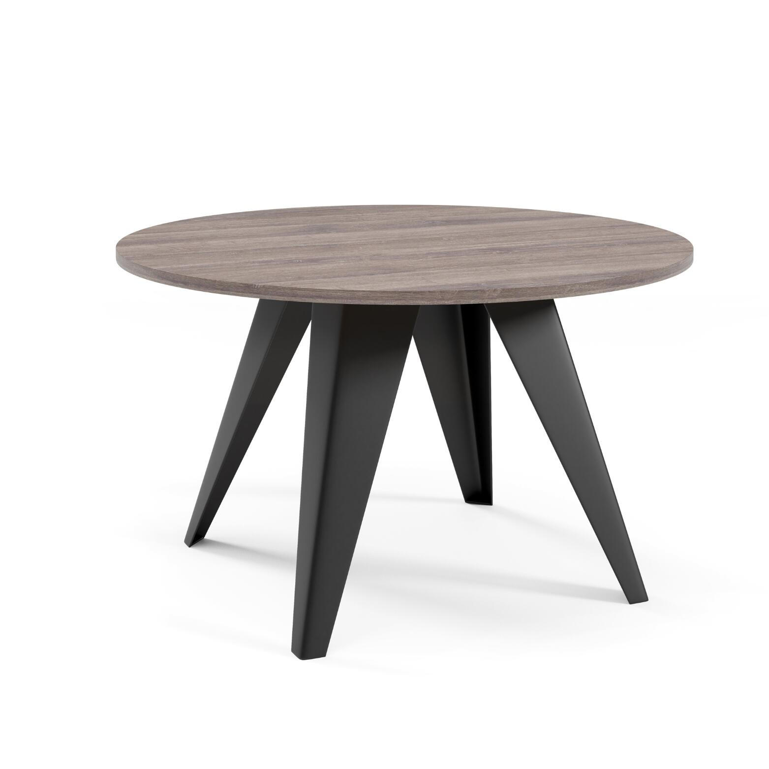 Furnlux Couchtisch Braun, Schwarz 75x50x75 cm