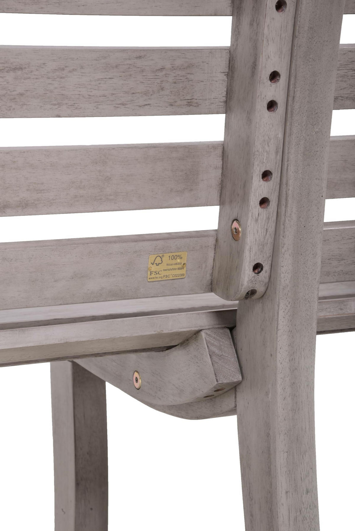 PARKBANK Lund Gartenbank - Eukalyptusholzfarben, Holz (150/82/60cm) - DELUKE