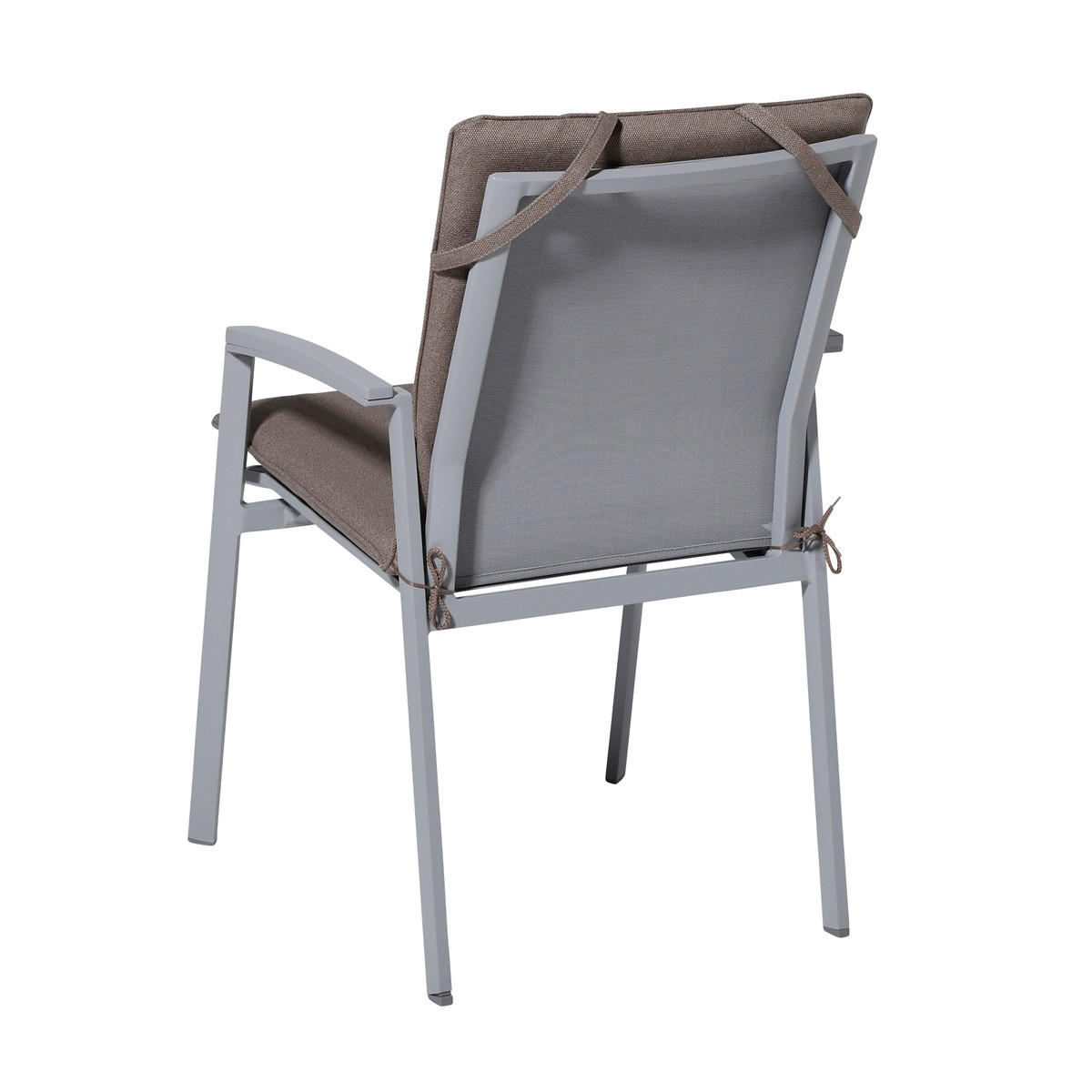 GARTENSTUHLKISSEN Manchester 97/49 cm 4er-Set - Taupe, Textil (49/6/97cm) - Madison