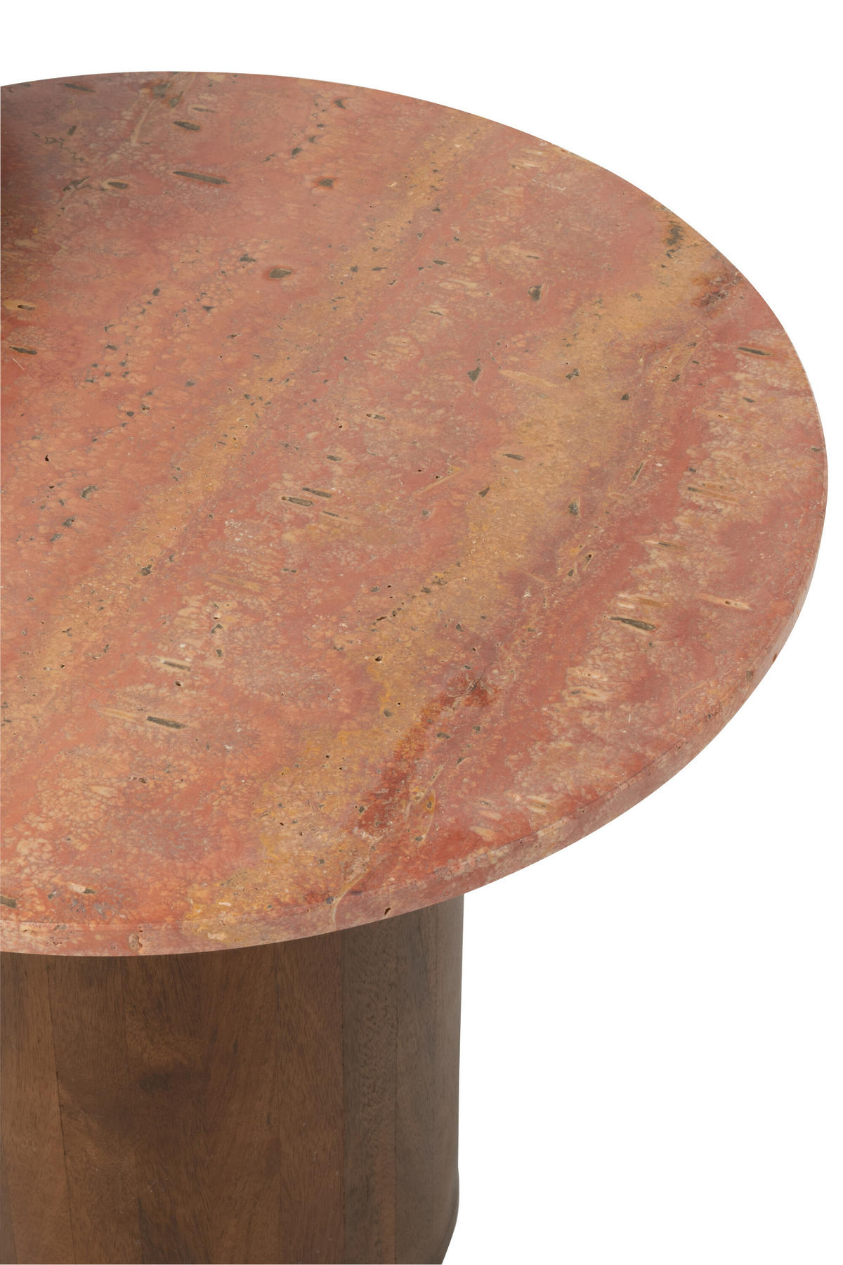 BEISTELLTISCH RUND Braun - Braun, Holz (56/56/50cm) - J-Line