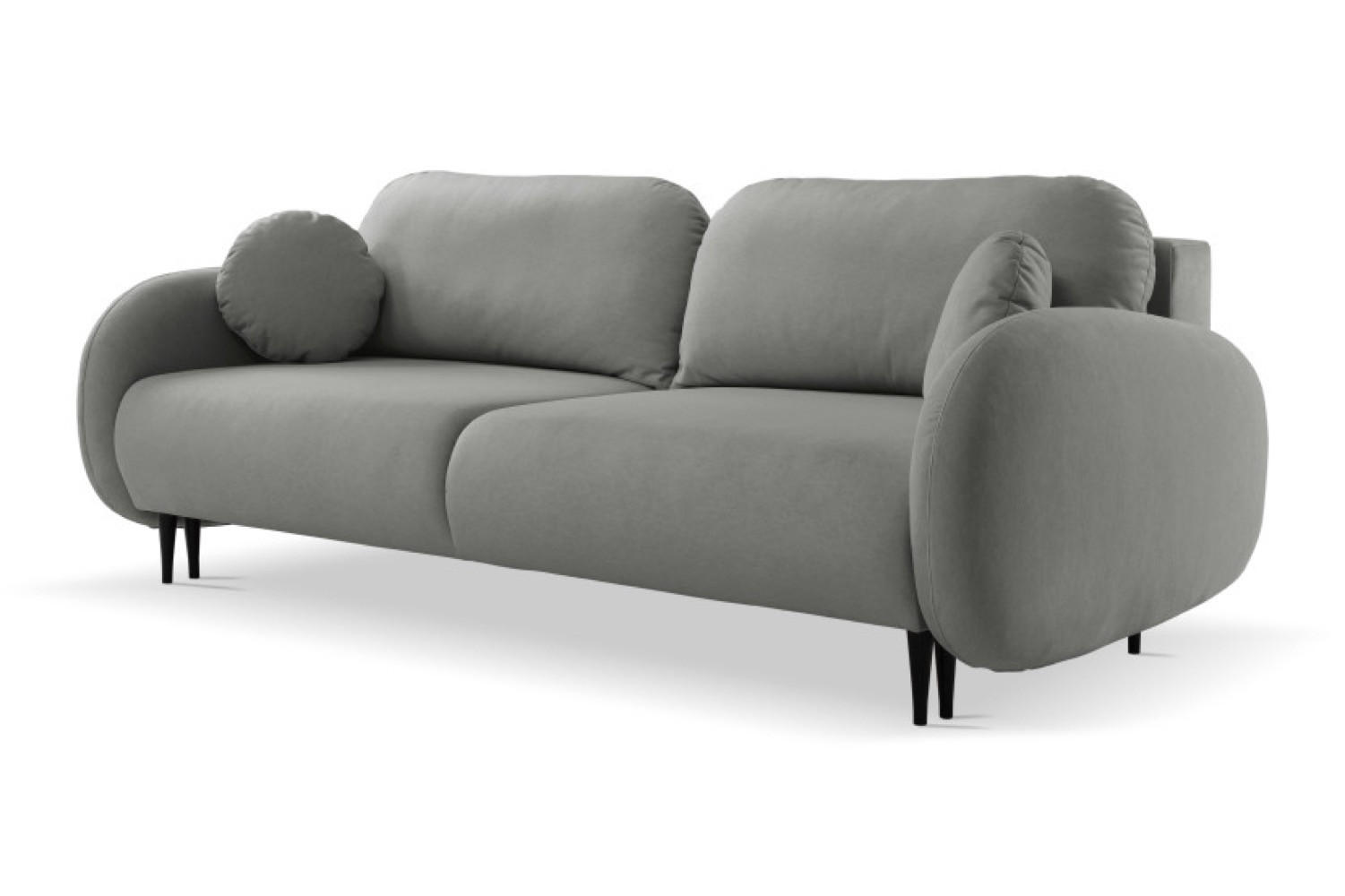 SOFA Grafit SOFTI Mit Schlaffunktion - Graphitfarben, Textil (232/95/109cm) - Sepro Meble