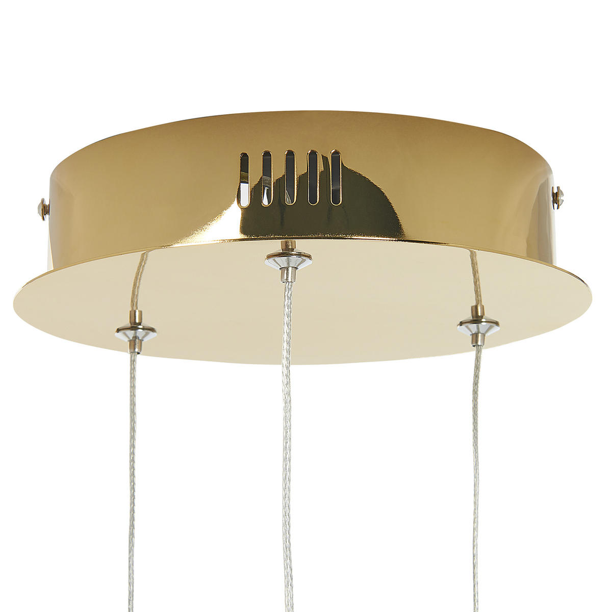 HÄNGELEUCHTE Tano 50/50/104 cm - Goldfarben, Metall (50/50/104cm) - Beliani