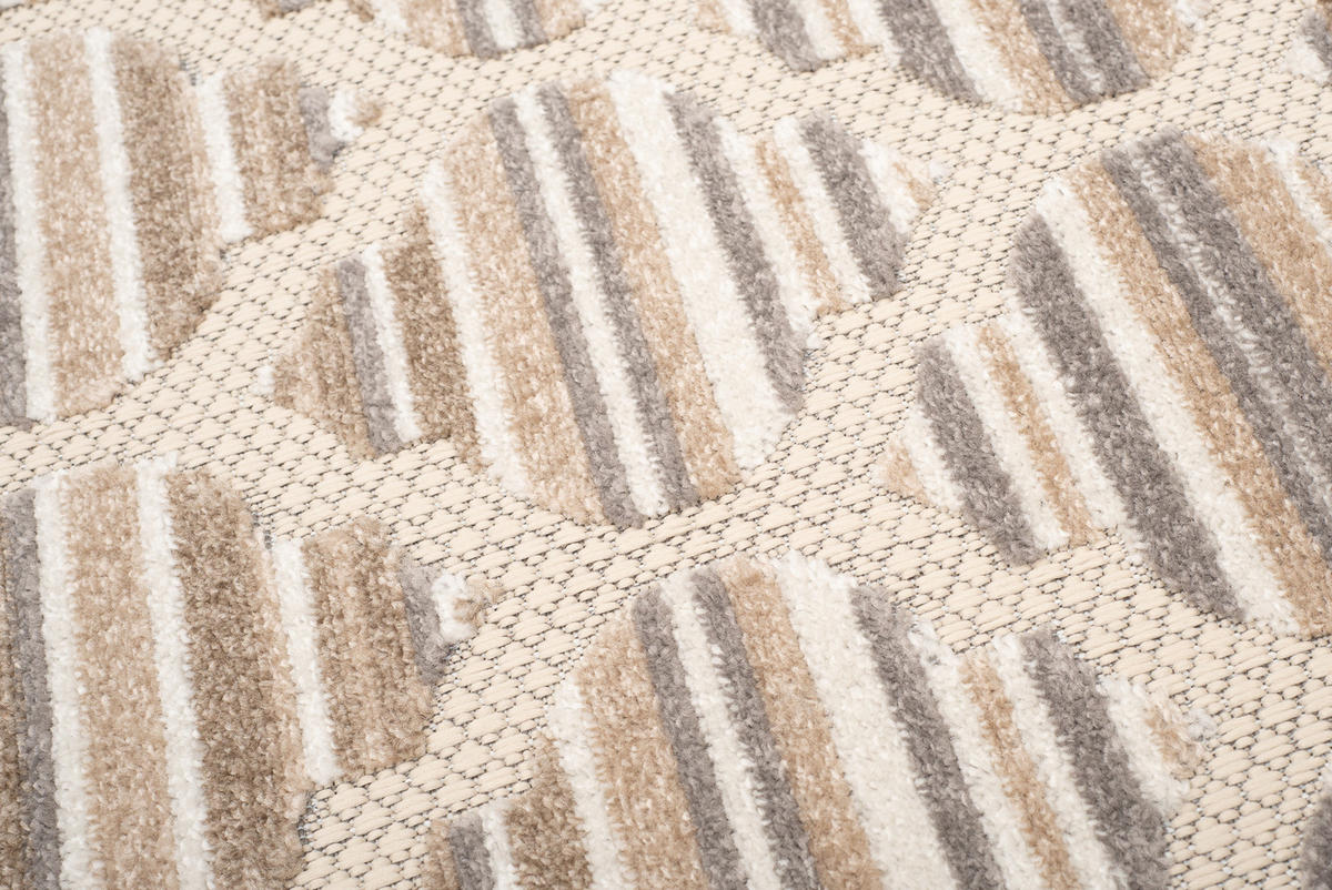 TEPPICH PATIO Beige 200/300 cm - Beige, Kunststoff (200/300cm) - Tapiso