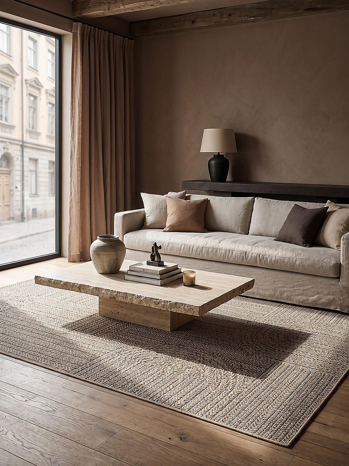 TEPPICHLÄUFER Geometrisch CORDEV Polypropylen Natur 60 x 180 cm - Beige, Textil (60/180cm) - KADIMA DESIGN
